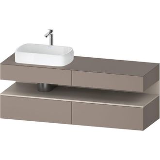 Duravit Qatego Consola Mueble Bajo Lavabo, 2 Extensiones, 2 - Duravit