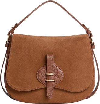Coccinelle Mavery Schoudertas - Dames - Schoudertassen - Bruin - ONE Size - Katoen - Tassen