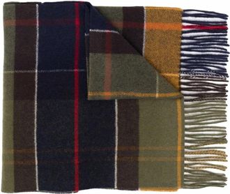 Barbour Plaid-check Print Scarf