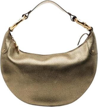 Gucci Pre-owned Shoulder Bags, female, Yellow, Size: ONE SIZE Pre-owned Hobo Bag