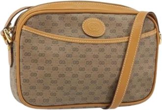 Gucci Pre-owned Cross Body Bags, female, Beige, Size: ONE SIZE Pre-owned Cross Body Bag