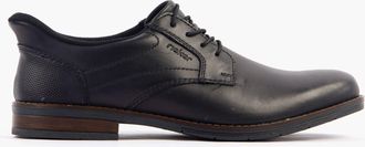 Rieker 10353-00 Mens Shoes Black Leather - Size 10.5 Wide Fit (UK Shoe)