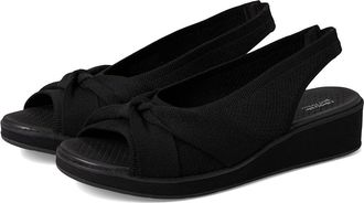 Life Stride Bell Slingbacks Womens Sandals Black Knit Fabric : 7.5 M (B), Synthetic