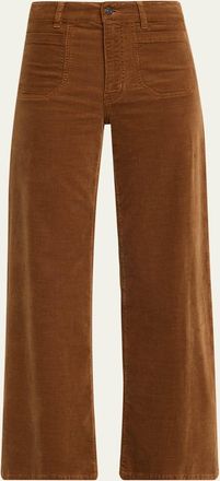 Frame Denim Le Slim Palazzo Modernist Pocket Corduroy Jeans