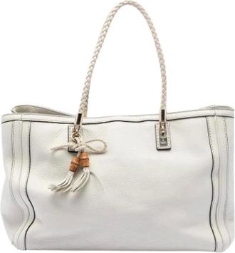 Gucci Pre-owned Tote Bags, female, White, Size: ONE SIZE Pre-owned Bella Tote Bag