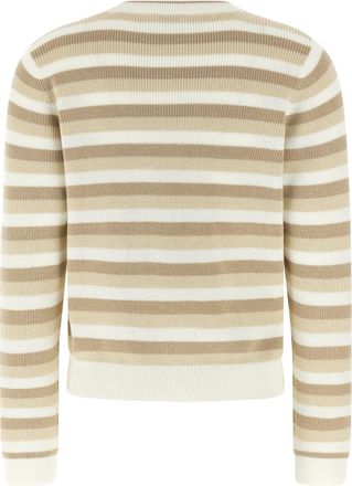 Brunello Cucinelli Womens Beige Cotton Cardigan Clothing