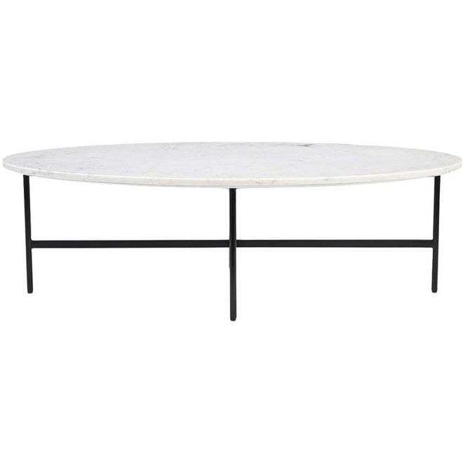 Table basse avec lumières LED blanc 85x55x31 cm | Leroy Merlin