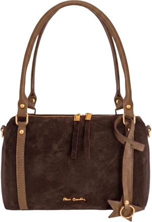 Pierre Cardin Leren Schoudertas - Dames - Schoudertassen - Bruin - ONE Size - Leer - Tassen