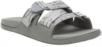 Chaco Womens Chillo Slide Sandal In Pierce Staple Gray