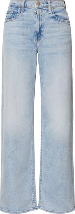 Mother PETITES The Lil Weekender Fray Chip On My Shoulder Jeans in Blue ...