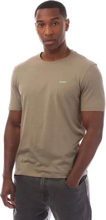HUGO BOSS Hugo Heren Dero222 Logo T-Shirt (Bruin)