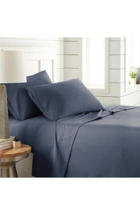 Southshore Fine Linens Classic Soft & Comfortable Brushed Microfiber Sheet Set in Steel Blue at Nordstrom Rack, Size California King