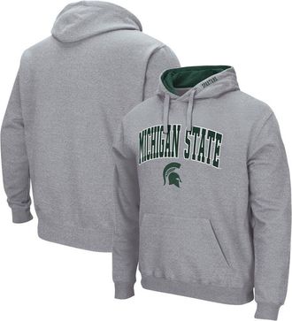 Colosseum Mens Colosseum Heather Gray Michigan State Spartans Arch & Logo 3.0 Pullover Hoodie at Nordstrom, Size Xx-Large