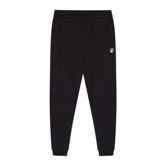 Maison Kitsun&eacute; Heren, Broeken, Zwart, Maat: XL Katoen