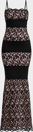 H&eacute;rve L&eacute;ger The Marielle Lace Gown