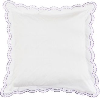 Melange Home M&eacute;lange Home 300 Thread Count Double Scalloped Embroidery Sham Pair