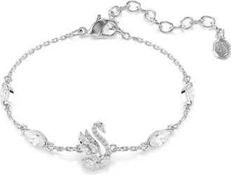 Swarovski Accessoires, Dames, Grijs, ONE Size, Zwaan Armband
