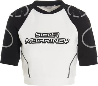 Stella McCartney BlackWhite Crew Neck Top