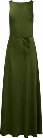 WeWoreWhat Boat Neck Slip Dress in Hunter Green at Nordstrom, Size 4