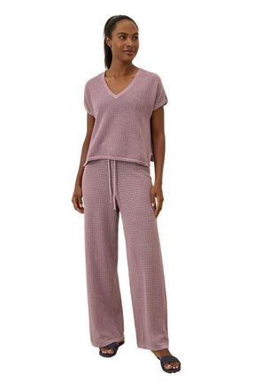 Pact Beachside Linen Pant Made with Organic Cotton in Lavender Haze at Nordstrom, Size Small