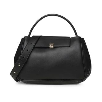 Coccinelle Tassen, Dames, Zwart, ONE Size, Leer, Handbag Glad Leer