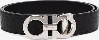 Ferragamo Embossed Gancini Belt - Mens - Calf Leather