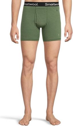 Smartwool Merino Boxer Brief Mens Underwear Fern Green : MD, Nylon/Wool