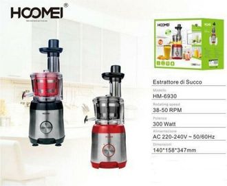 Trade Shop Trade Shop - Centrifuga Estrattore Di Succo Frutta Verdura 300 Watt Hoomei Hm-6930 Cucina