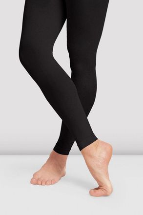 Bloch BLOCH Ladies Contoursoft Footless Tights, Black