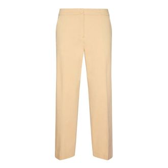 Elena Miro Pantalone - Dames - Vrijetijds broeken - Beige - 2XL - Broeken