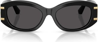 Dolce & Gabbana Sunglasses Dg4502 501/87 Black/Dark Gray Women