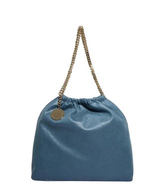Stella McCartney Blue Falabella Medium Shoulder Bag