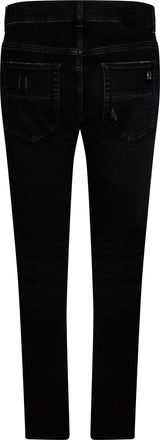 Amiri Black Jeans Skinny Distressed Studded Jeans