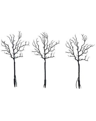 Nearly Natural 14In. Pre-Lit Artificial Halloween Black Twig Branches