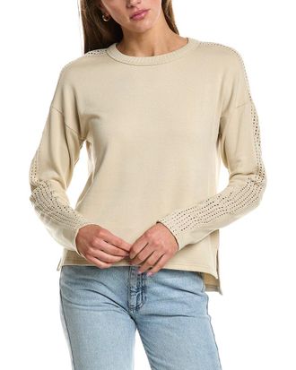 Splendid Jada Pointelle Sweatshirt