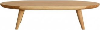 Wabi Home Mesa de centro de madera maciza 150x54cm