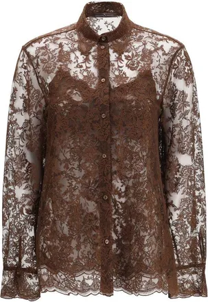 Ermanno Scervino Polyester Pattern Womens Shirt