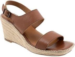 Softwalk Hartley Espadrille Wedge Sandal in Brown at Nordstrom Rack, Size 6.5