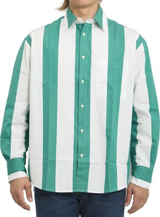 Jacquemus White Loose Stripes Shirt