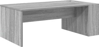 vidaXL Mesa De Caf&eacute; Sonoma Gris 95 X 50 X 34 Cm Madera De Ingenier&iacute;a Vidaxl