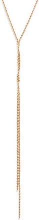 Nordstrom Twisted Rope Chain Y-Necklace in Gold at Nordstrom