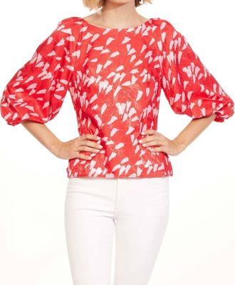 Eva Franco Jolen Top In Taffy Bloom