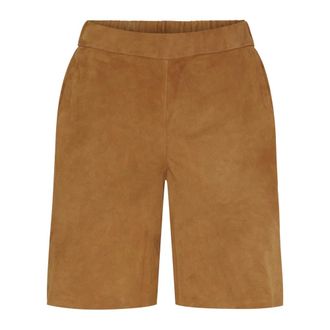 Notyz Shorts in camoscio - - Shorts - Donna - Marrone - XS