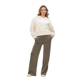 Summum Jersey Boxy Soft Sweat - Dames - Sweatshirts & Hoodies - Beige - Maat: 2XL Jersey