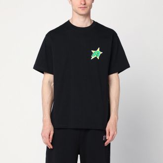 Awake NY Black T Shirt With Star A Logo