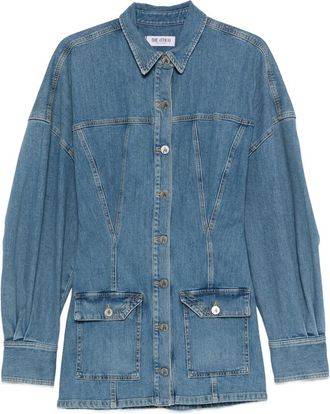 The Attico Buttoned Mini Dress