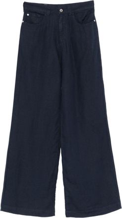 Emporio Armani Womens Linen Trousers