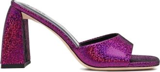 by FAR Roze Leren Disco Muiltjes - Dames - Muiltjes - Roze - 37 EU - Leer - Schoenen