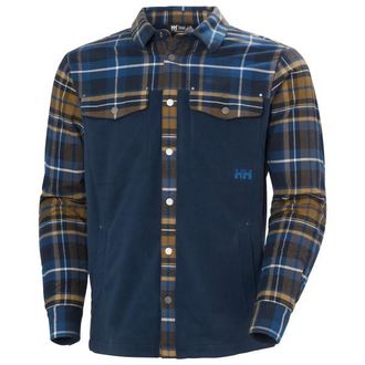 Helly Hansen Lokka Fleece Shirt Hemd f&uuml;r Herren | blau