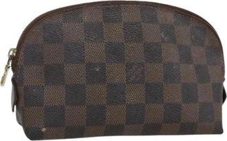 Louis Vuitton Pre-owned Clutches, female, Brown, Size: ONE SIZE Pre-owned Canvas Clutch